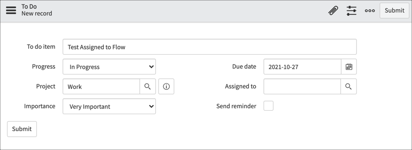 Exercise: Test a Flow | ServiceNow Developers