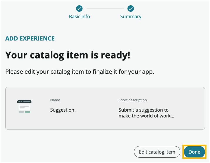 Creating a Catalog Item ServiceNow Developers