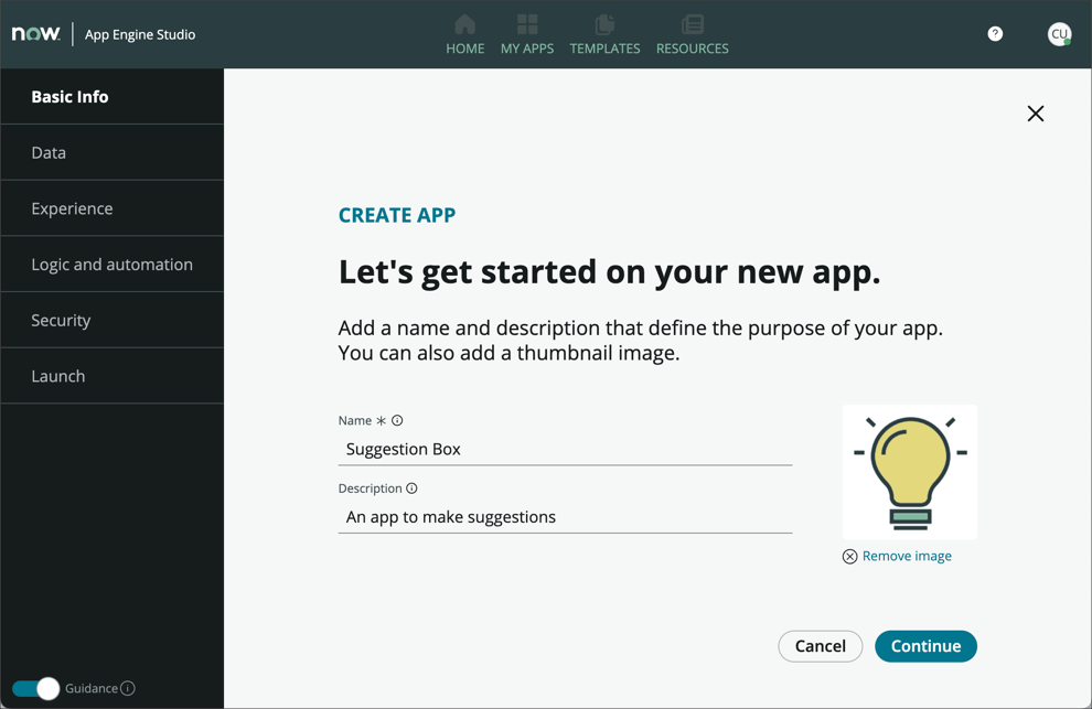 Creating an Application from Scratch ServiceNow Developers