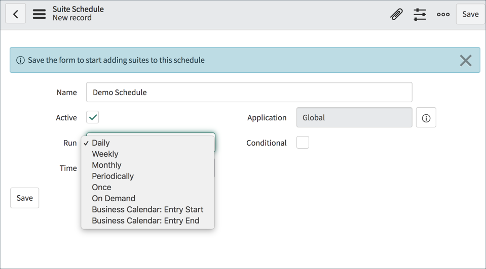 Create a Schedule | ServiceNow Developers Create a Schedule | ServiceNow Developers