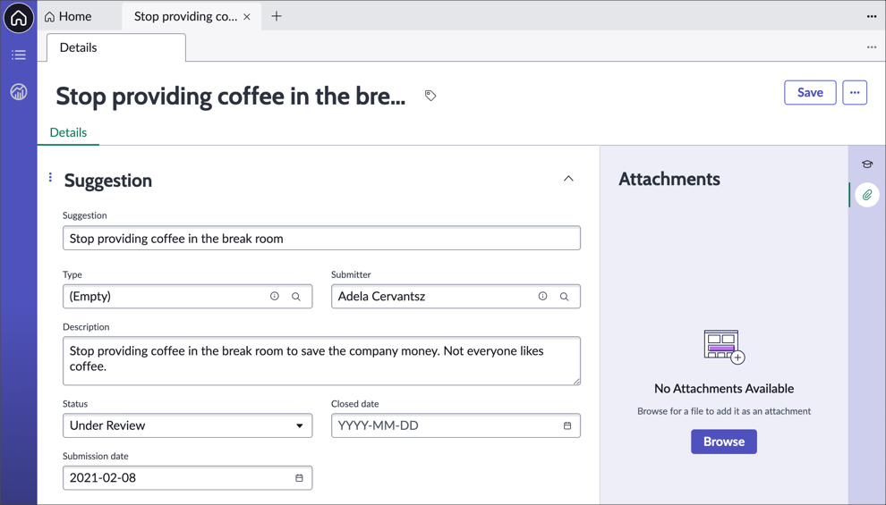 Using a Workspace | ServiceNow Developers
