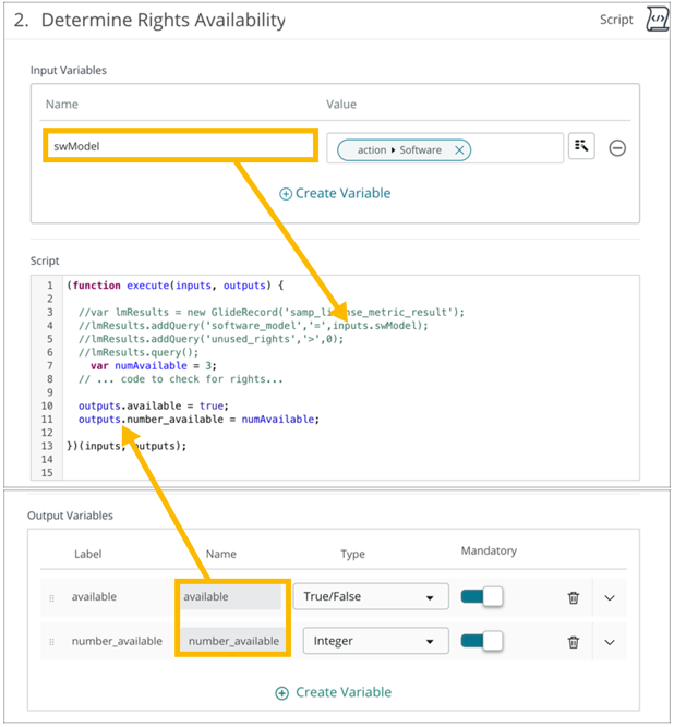 Configuring Script Steps | ServiceNow Developers