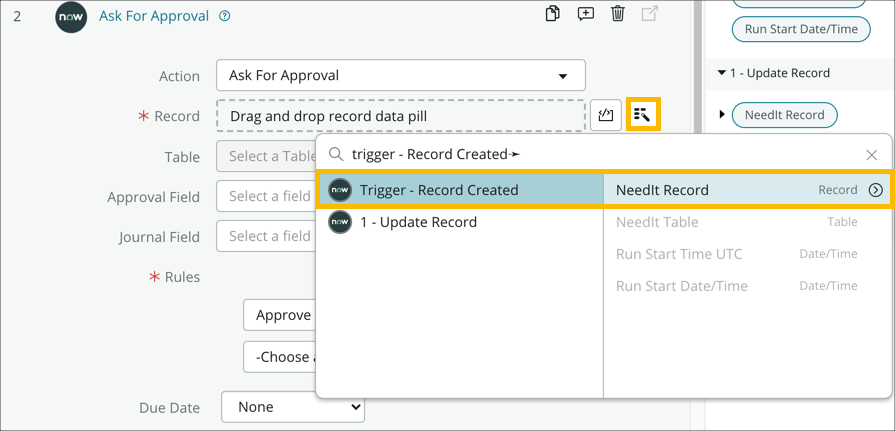 Exercise: Add Approval | ServiceNow Developers