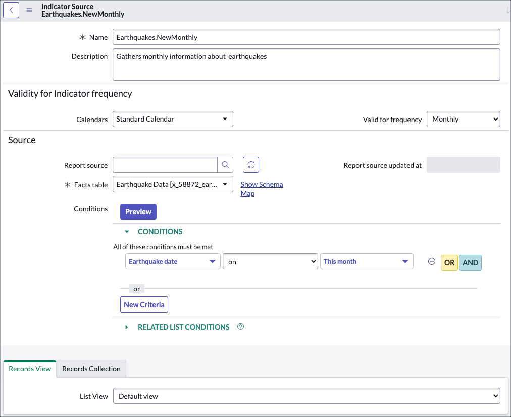 Creating Indicator Sources ServiceNow Developers