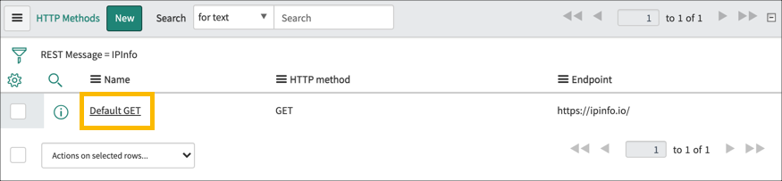 Exercise: Configure an HTTP Method | ServiceNow Developers