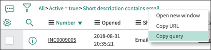 short menu api configuration