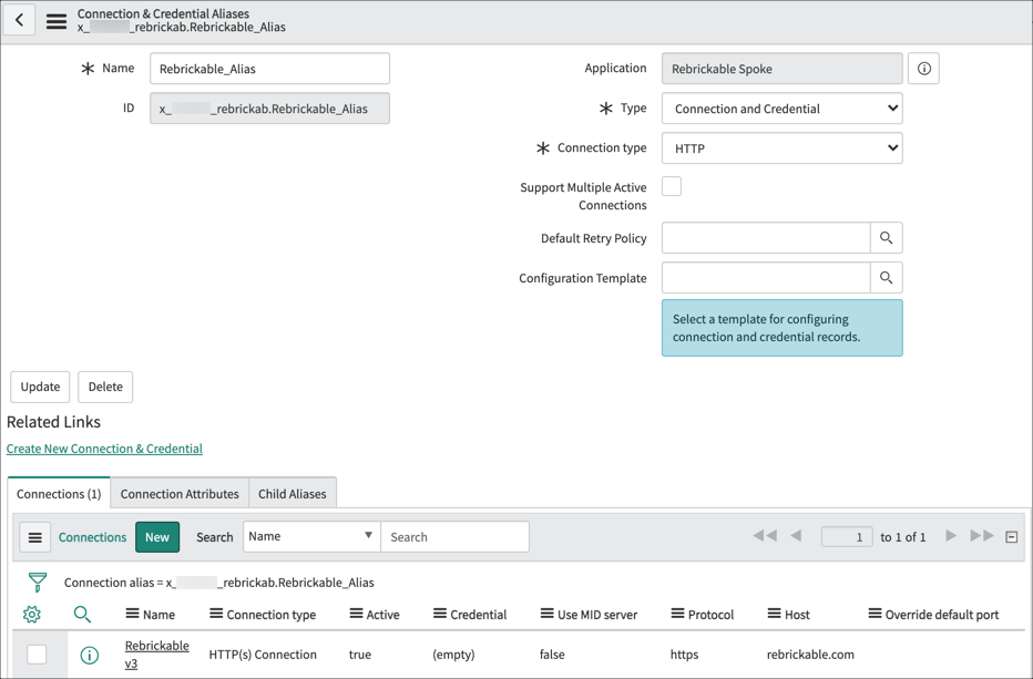 Servicenow Api Connection Connection & Credential Aliases and Connections | ServiceNow Developers