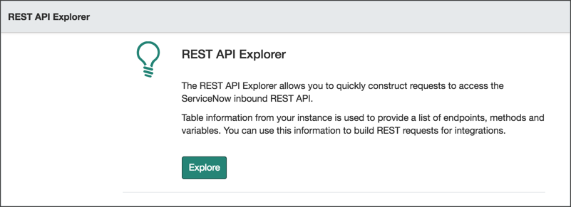 Course  REST Integrations - ServiceNow Developers