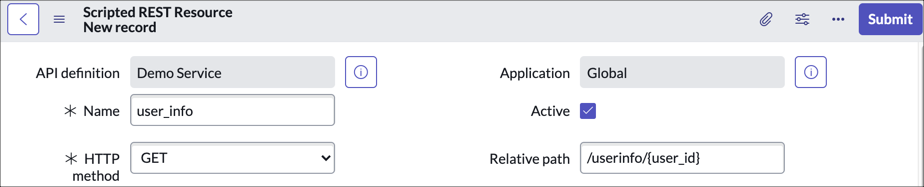 Scripted REST API Resources | ServiceNow Developers