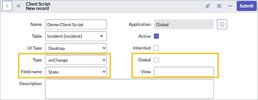 Creating Client Scripts | ServiceNow Developers
