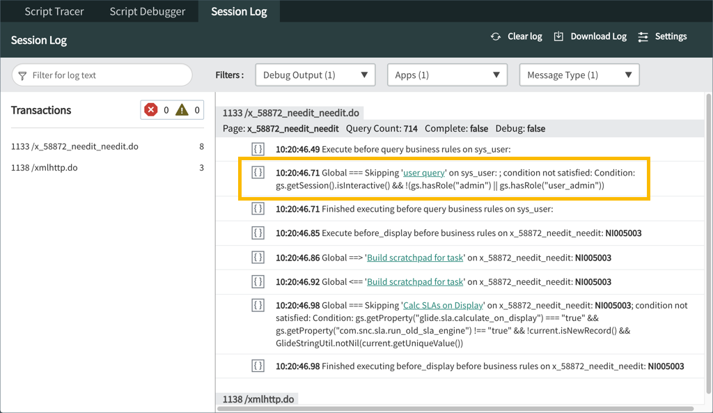 debug assignment rules servicenow