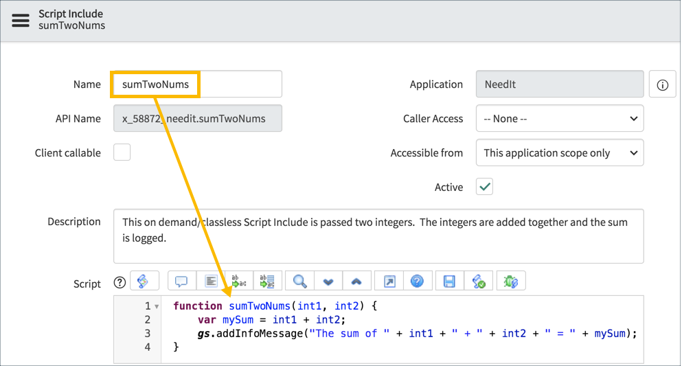 On Demand Script Include ServiceNow Developers