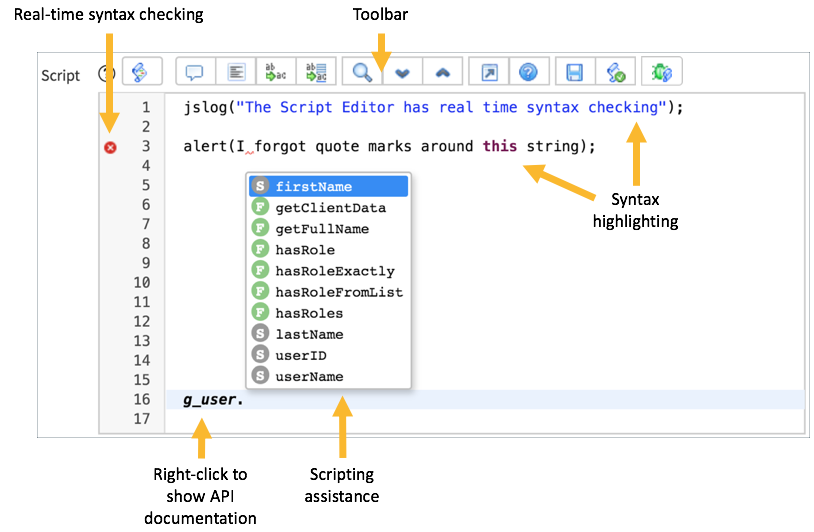 ServiceNow Script Editor | ServiceNow Developers