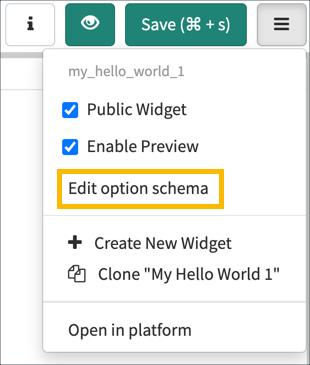 Widget Option Schema Servicenow Developers