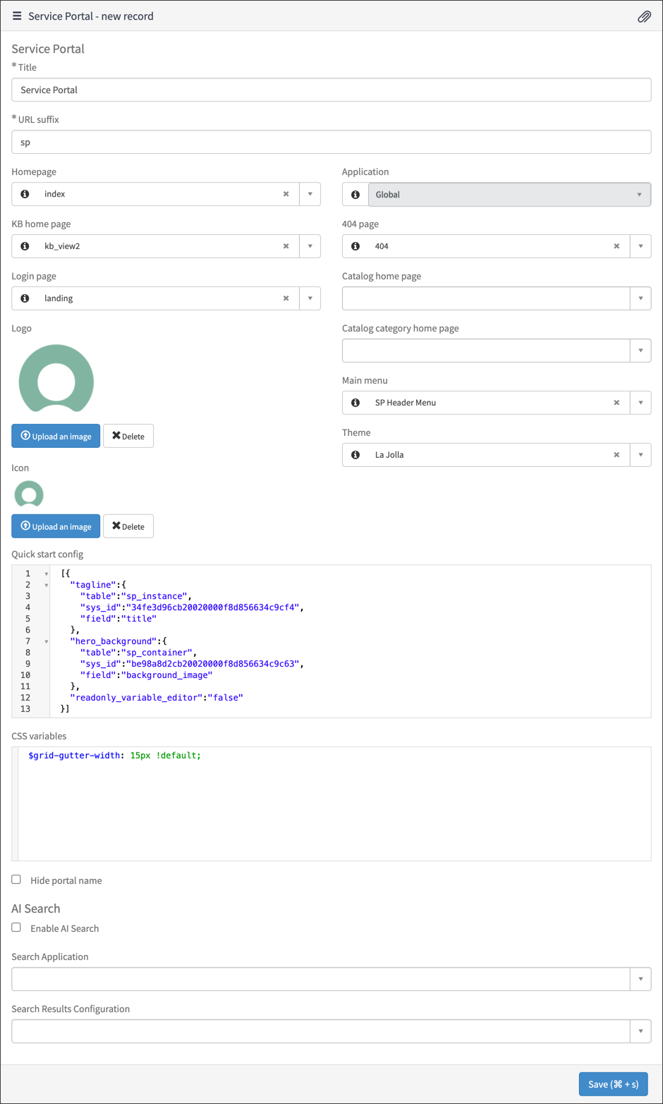 Create a Portal | ServiceNow Developers