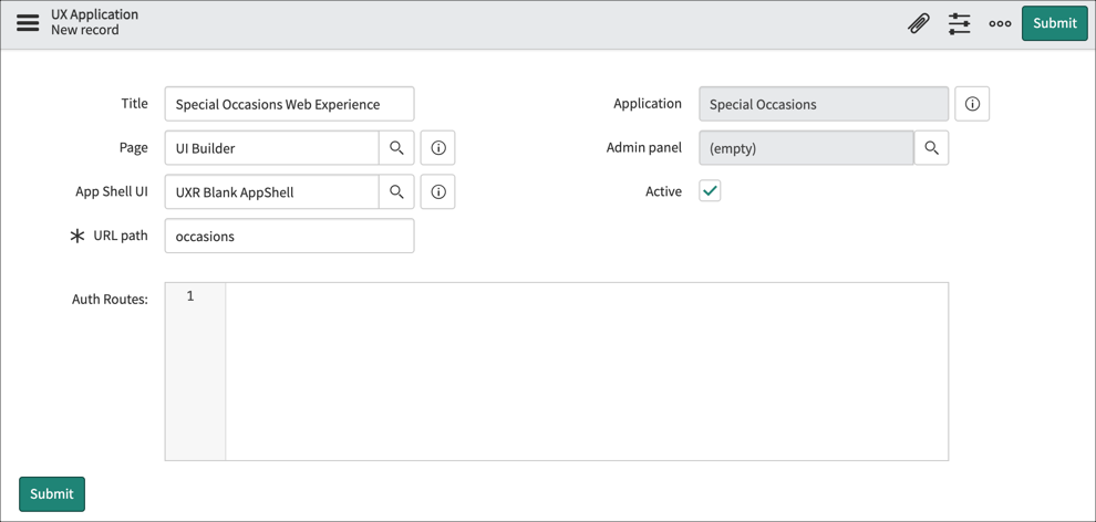 Creating An Experience Servicenow Developer