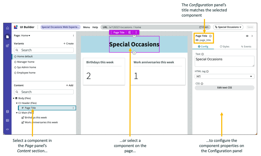 Navigating UI Builder ServiceNow Developers