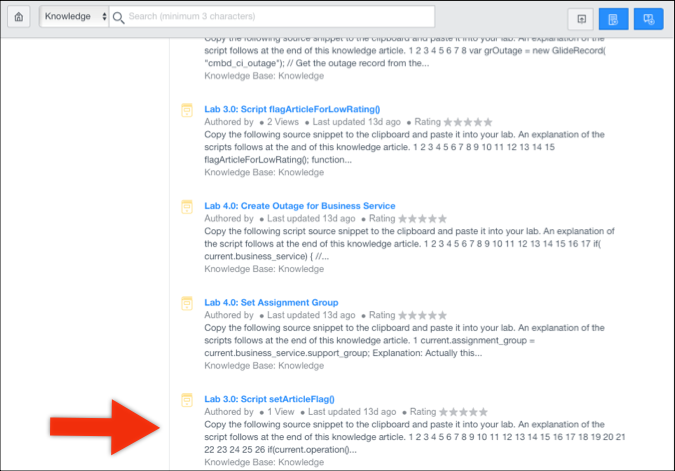 Knowledge Labs Managing Poor Quality Knowledge Articles Servicenow Developers